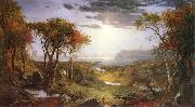 Jasper Cropsey Herbst am Hudson River oil on canvas